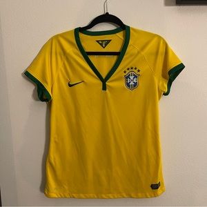 Brazil jersey tee. (Dri Fit)